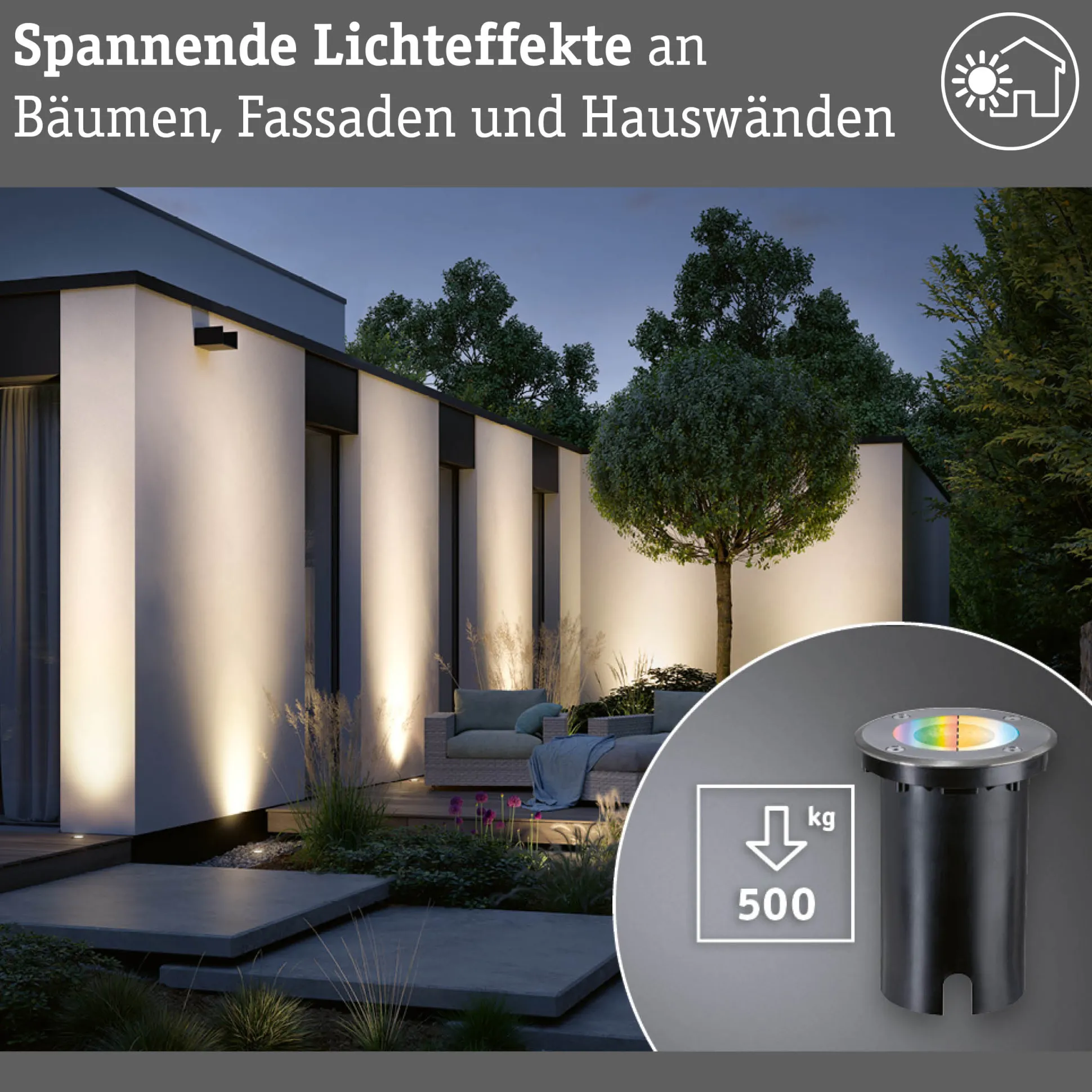 LED Bodeneinbauleuchte Smart Home Zigbee 3.0 - Floor
