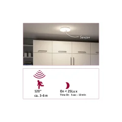 LED Deckenleuchte - Luiana Dämmerungsgesteuerter Bewegungsmelder (HF)