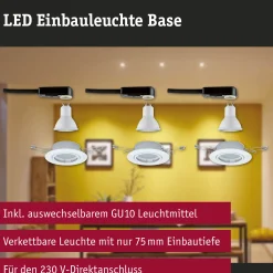 LED Einbauleuchte - Base Basisset schwenkbar