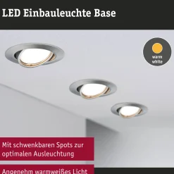 LED Einbauleuchte - Base Einzelleuchte schwenkbar