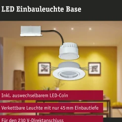 LED Einbauleuchte - Base Einzelleuchte schwenkbar