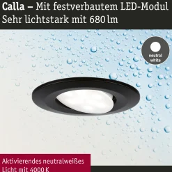 LED Einbauleuchte - Calla Basisset schwenkbar