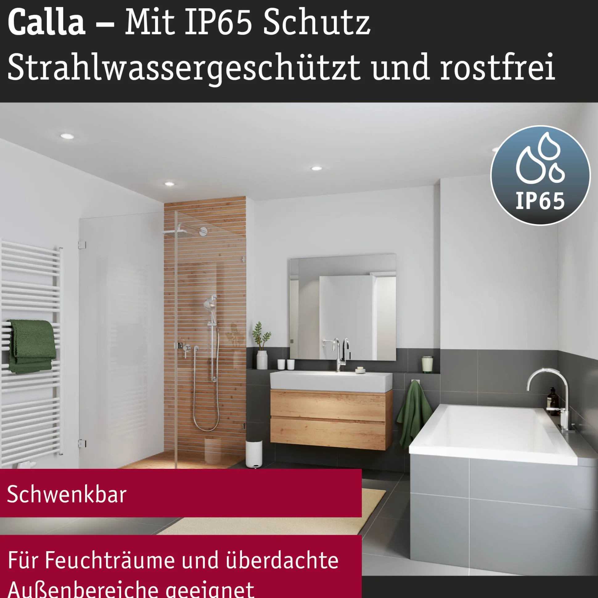 LED Einbauleuchte - Calla 10er-Set