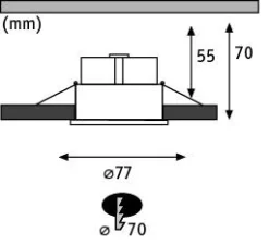 LED Einbauleuchte - Cymbal Einzelleuchte