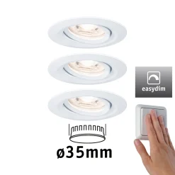 LED Einbauleuchte Easy Dim - Nova Mini Plus Basisset schwenkbar