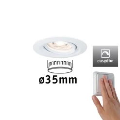 LED Einbauleuchte Easy Dim - Nova Mini Plus Einzelleuchte schwenkbar