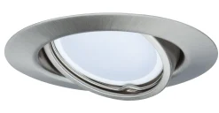 LED Einbauleuchte - LED Einbauleuchte rund 90mm 20° GU10 3x4,5W 3x340lm 230V 2700K Eisen gebürstet