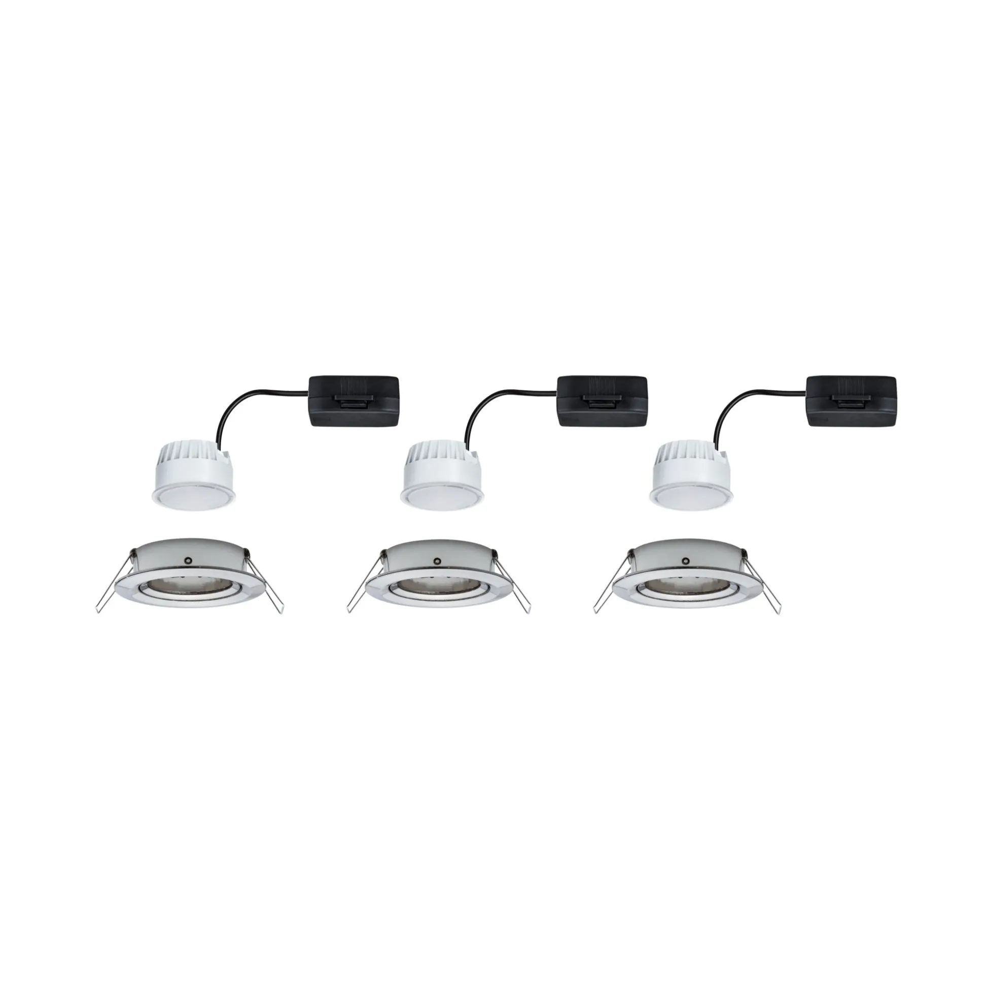 LED Einbauleuchte - Nova 3er-Set schwenkbar