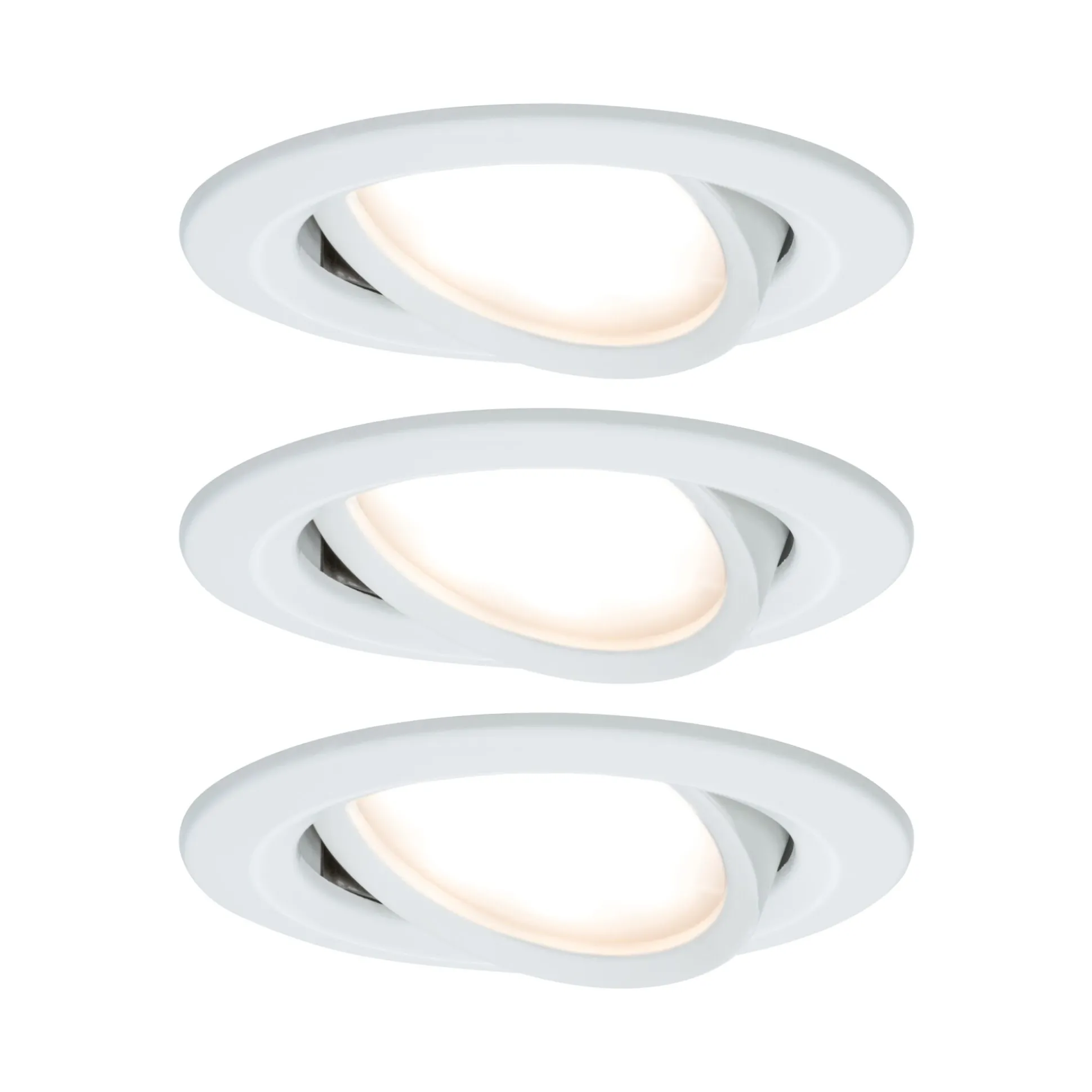 LED Einbauleuchte - Nova 3er-Set schwenkbar