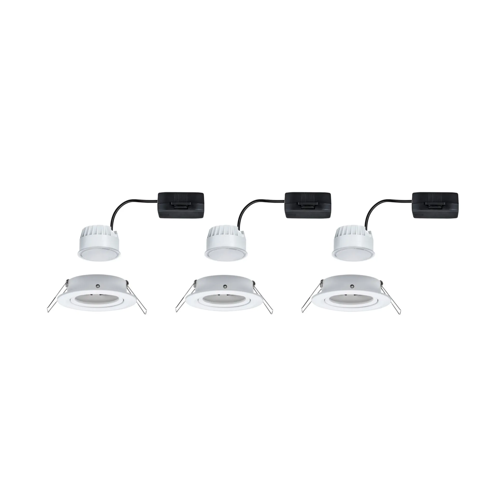 LED Einbauleuchte - Nova 3er-Set schwenkbar