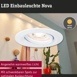 LED Einbauleuchte - Nova Mini Einzelleuchte schwenkbar