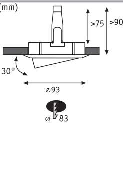 LED Einbauleuchte - Nova Plus 3er-Set