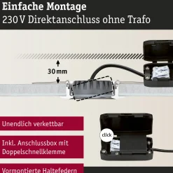 LED Einbauleuchte - Nova Plus Einzelleuchte schwenkbar