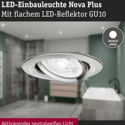LED Einbauleuchte - Nova Plus GU10 Flat