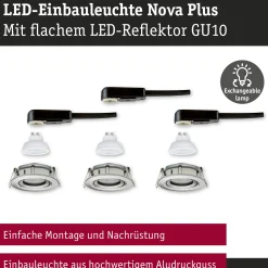 LED Einbauleuchte - Nova Plus GU10 Flat