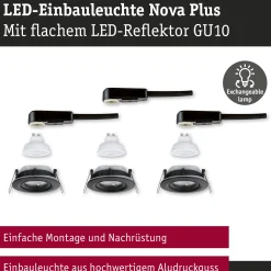 LED Einbauleuchte - Nova Plus GU10 Flat