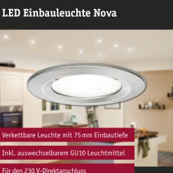 LED Einbauleuchte - Nova starr