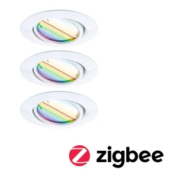 LED Einbauleuchte Smart Home Zigbee 3.0 - Base Basisset schwenkbar