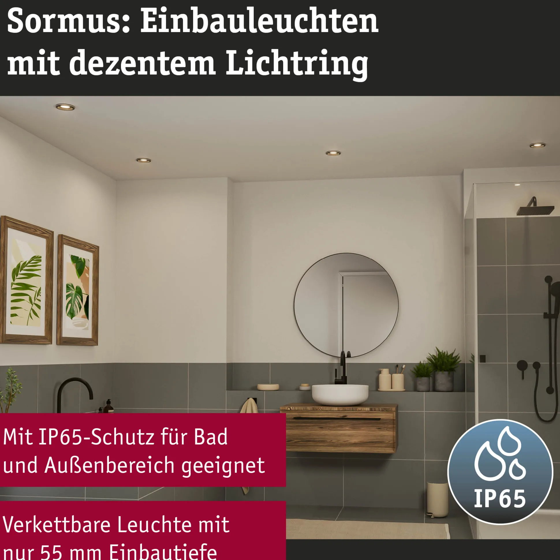 LED Einbauleuchte - Sormus Einzelleuchte