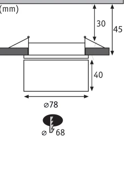 LED Einbauleuchte - Spircle