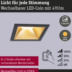 LED Einbauleuchte 3-Step-Dim - Cole 1er-Set