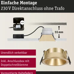 LED Einbauleuchte 3-Step-Dim - Cole 1er-Set