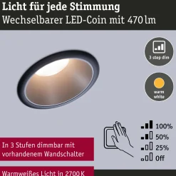 LED Einbauleuchte 3-Step-Dim - Cole 1er-Set