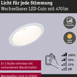 LED Einbauleuchte 3-Step-Dim - Cole 1er-Set
