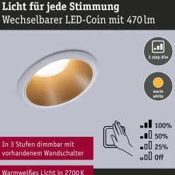 LED Einbauleuchte 3-Step-Dim - Cole 1er-Set