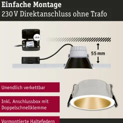 LED Einbauleuchte 3-Step-Dim - Cole 1er-Set