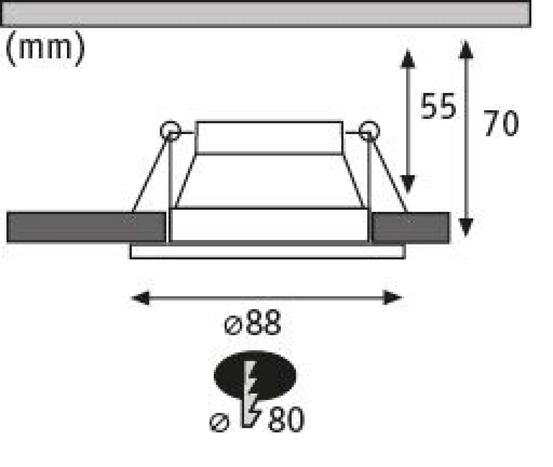 LED Einbauleuchte 3-Step-Dim - Cole 1er-Set