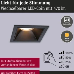 LED Einbauleuchte 3-Step-Dim - Cole 3er-Set