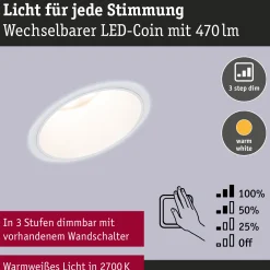 LED Einbauleuchte 3-Step-Dim - Cole 3er-Set