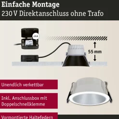 LED Einbauleuchte 3-Step-Dim - Cole 3er-Set