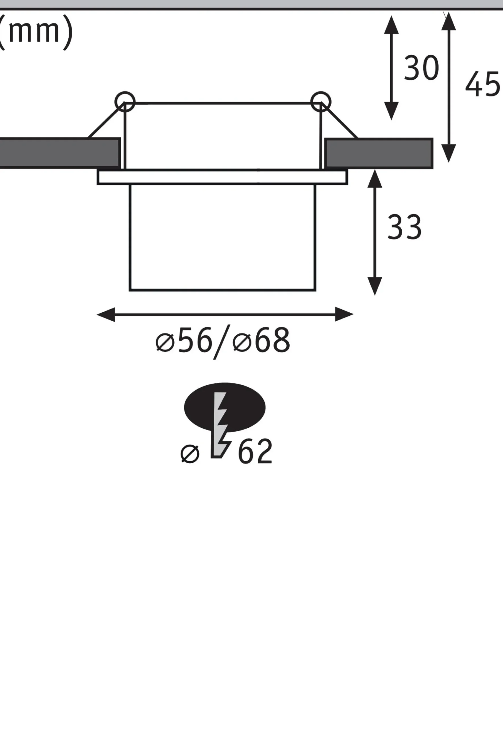 LED Einbauleuchte 3-Step-Dim - Gil