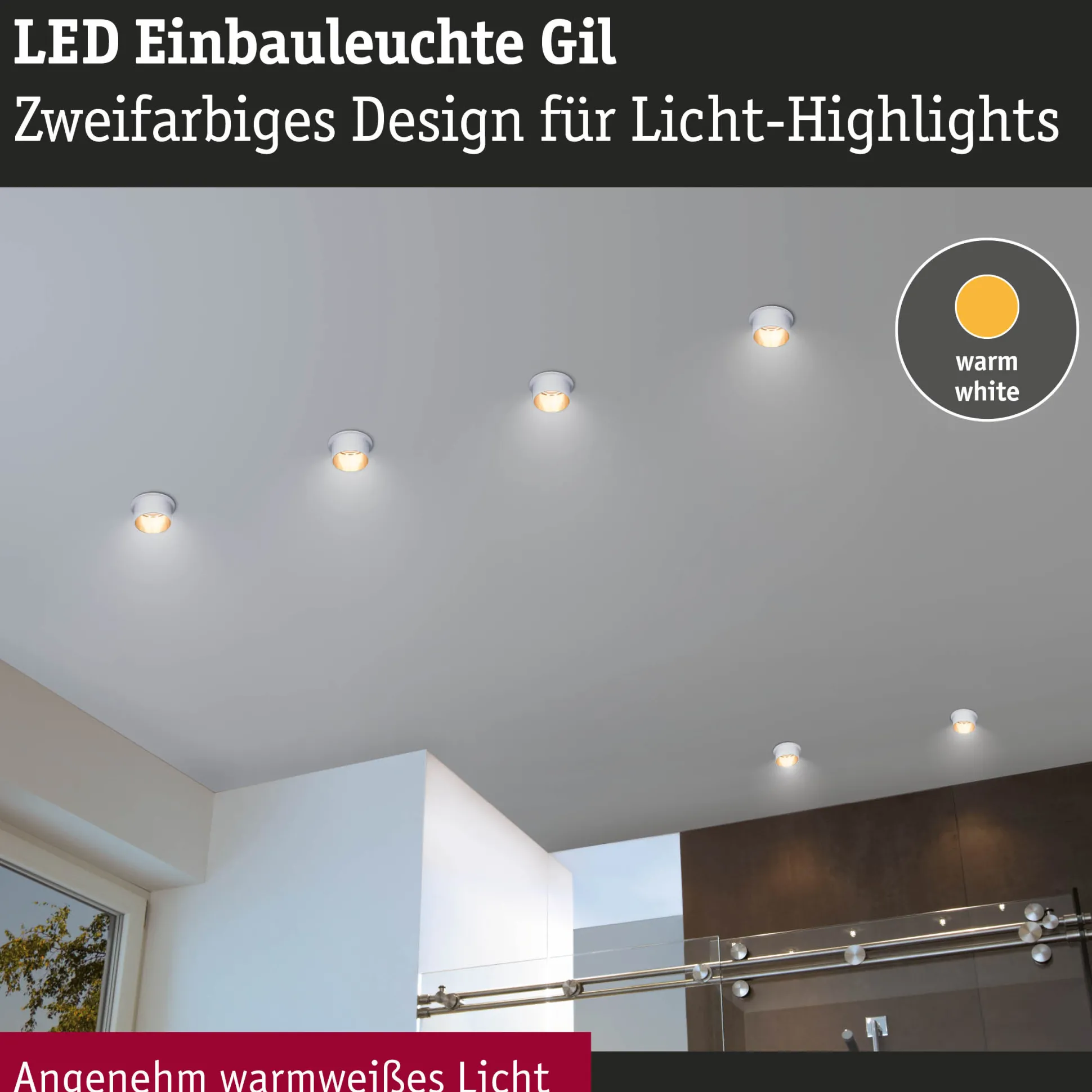 LED Einbauleuchte 3-Step-Dim - Gil