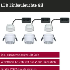 LED Einbauleuchte 3-Step-Dim - Gil Basisset