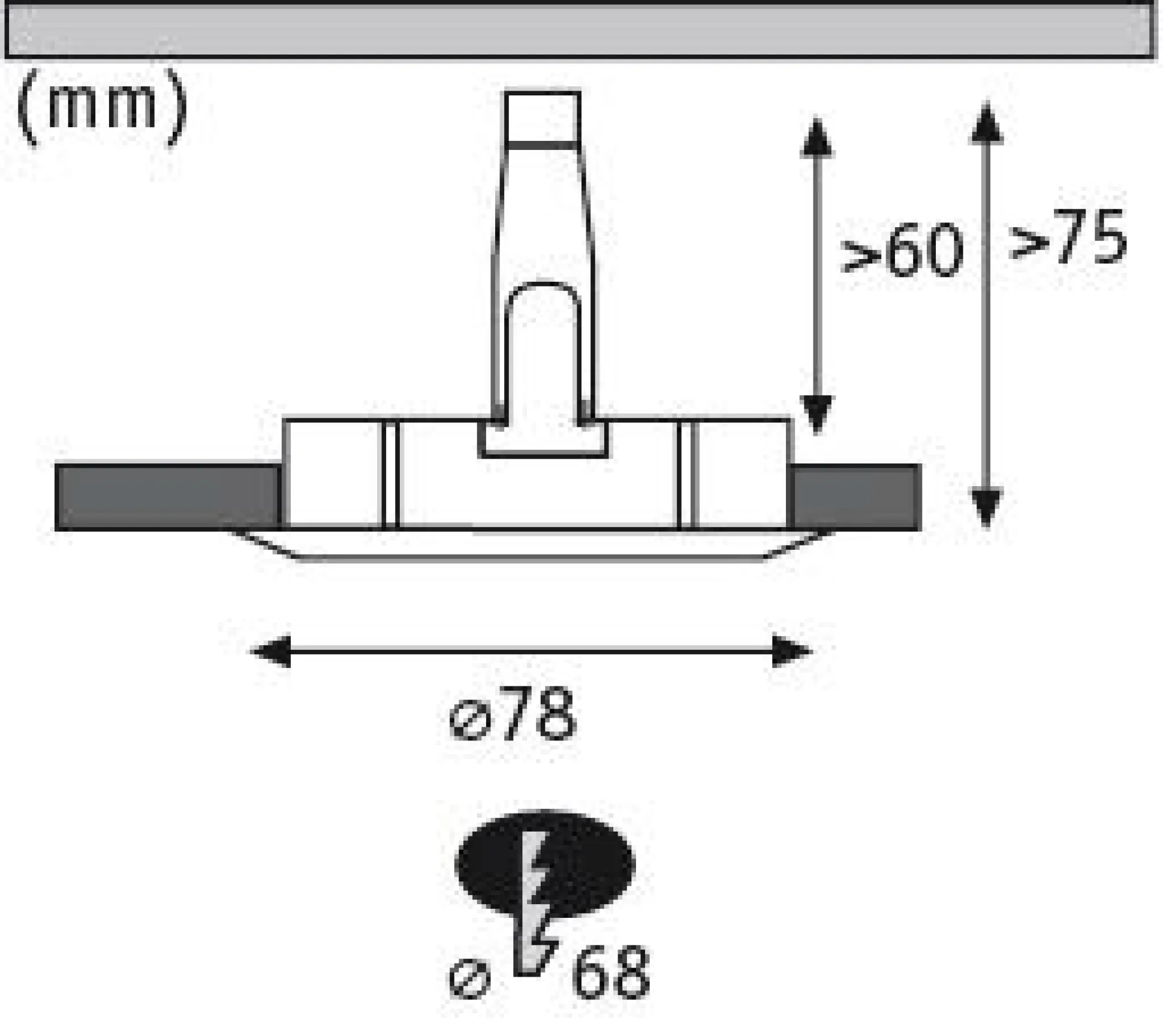 LED Einbauleuchte 3-Step-Dim - Nova starr