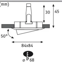 LED Einbauleuchte 3-Step-Dim - Nova Basisset schwenkbar