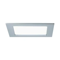 LED Einbaupanel - LED Einbaupanel IP44 eckig 165x165mm 12W 850lm 4000K Chrom matt