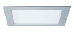LED Einbaupanel - LED Einbaupanel IP44 eckig 220x220mm 16,5W 1450lm 4000K Chrom matt
