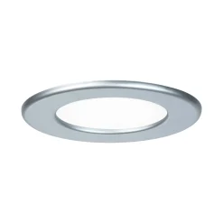 LED Einbaupanel - LED Einbaupanel IP44 rund 115mm 6W 390lm 4000K Chrom matt
