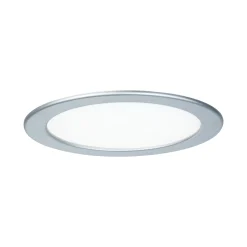 LED Einbaupanel - LED Einbaupanel IP44 rund 220mm 16,5W 1150lm 4000K Chrom matt