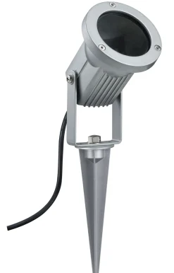 LED Gartenstrahler - LED Gartenstrahler IP65 rund 98mm max. 28W 230V Alu Aluminium