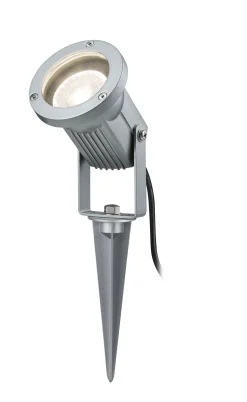 LED Gartenstrahler - LED Gartenstrahler IP65 rund 98mm max. 28W 230V Alu Aluminium
