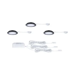 LED Möbeleinbauleuchten - 3er-Set