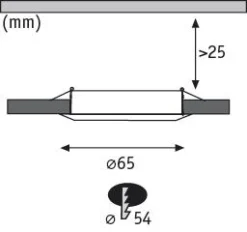 LED Möbeleinbauleuchten - Micro Line 3er-Set