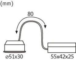 LED Modul Einbauleuchte 3-Step-Dim - Nova