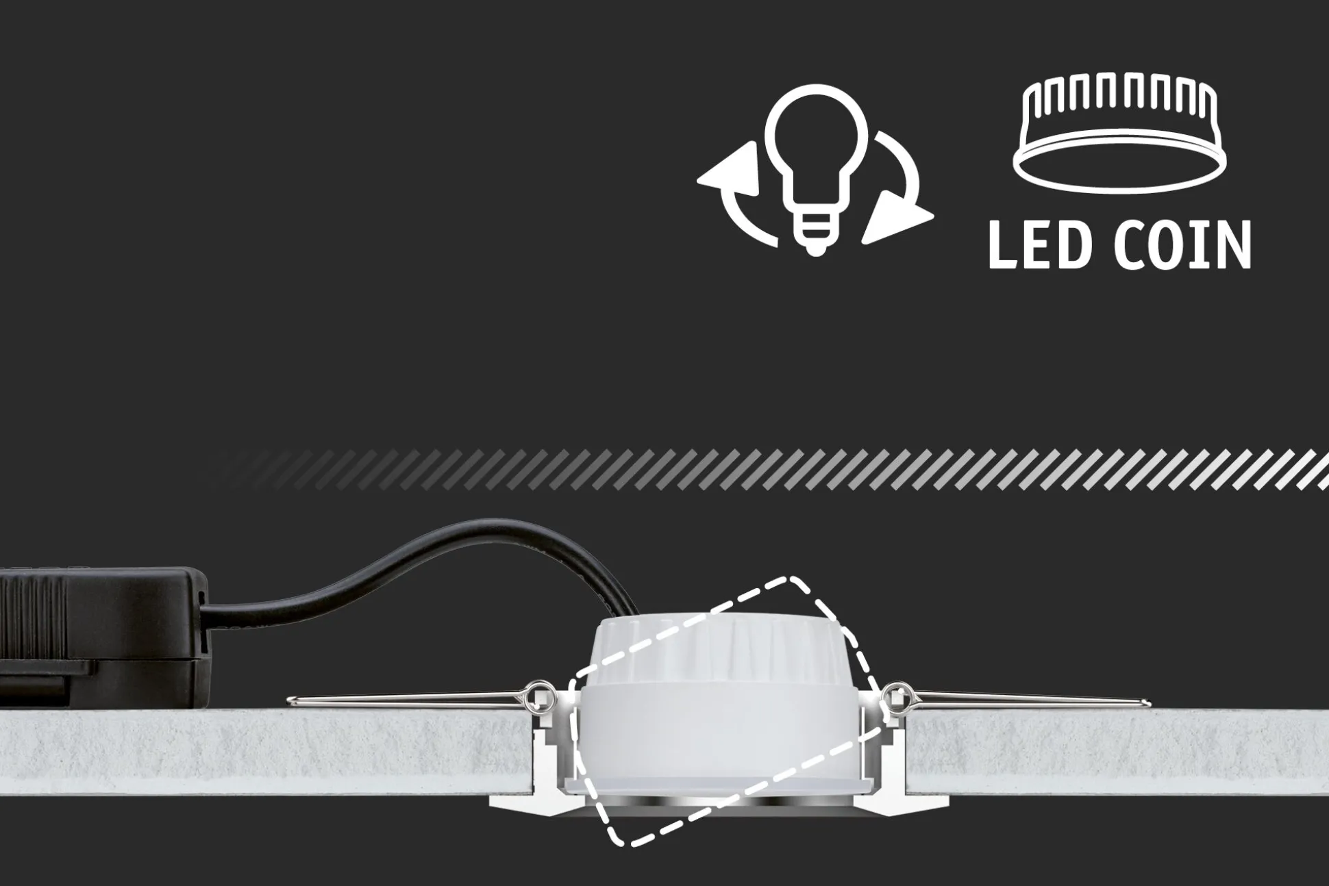 LED Modul Einbauleuchte 3-Step-Dim - Nova