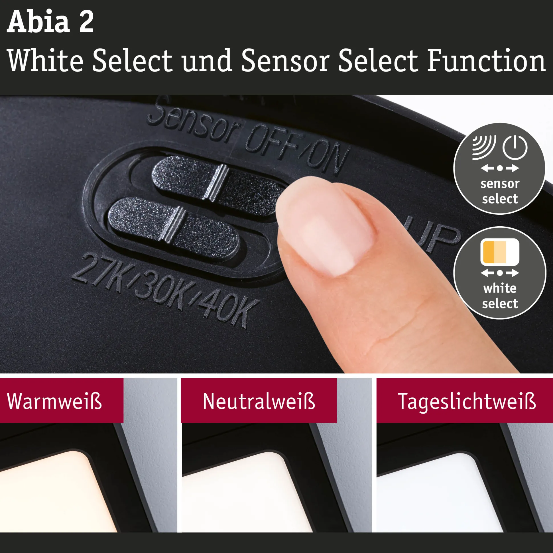 LED Panel - Abia 2 White Select